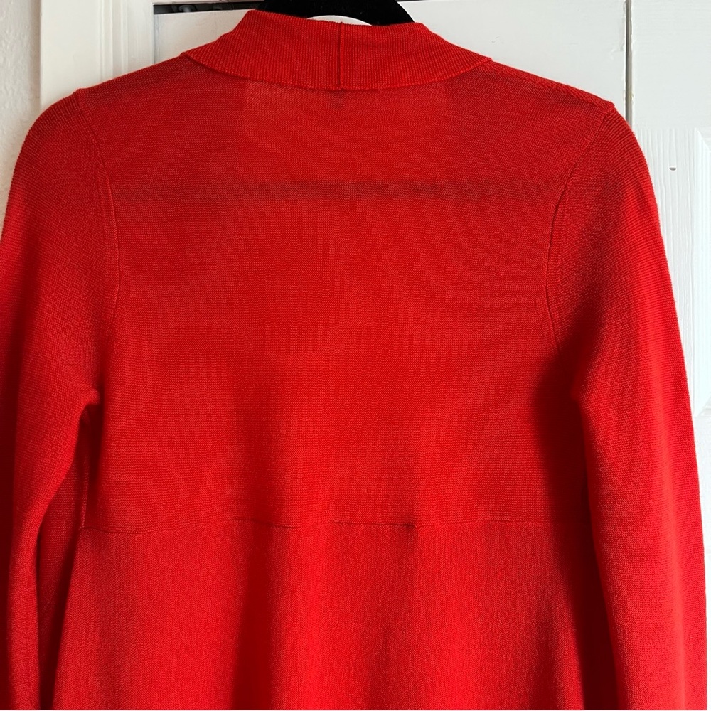 EILEEN FISHER | Petite Res Merino Wool Drape Cardigan Sweater - Picture 10 of 11